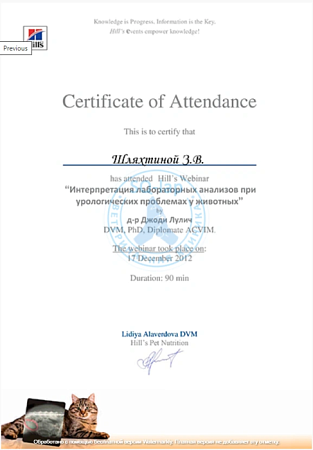 Шляхтина З.В. - Интерпритация анализов при урологических проблемах